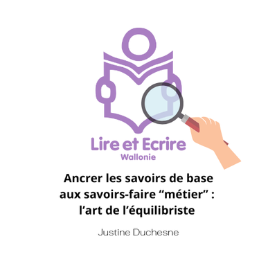 Ancrer les savoirs de base aux savoir-faire « métier » : l’art de l’équilibriste